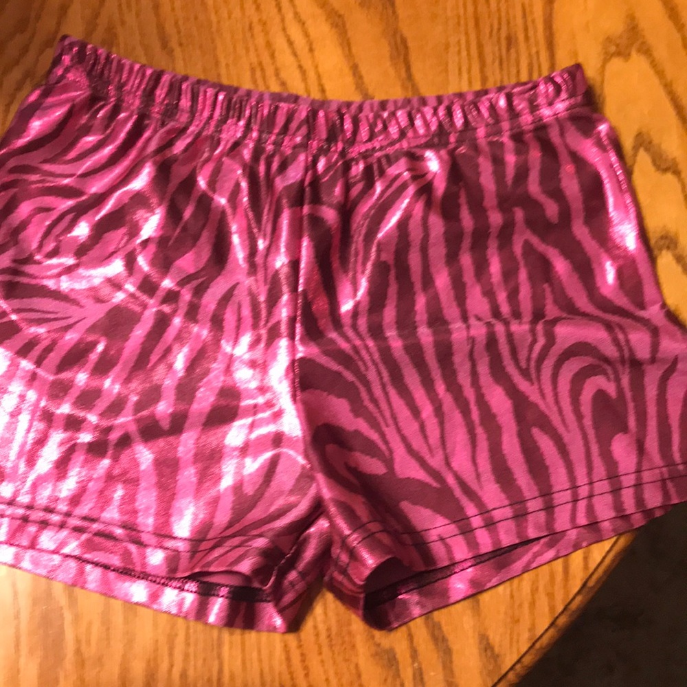 Pink zebra spandex